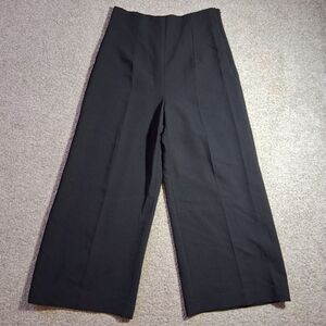 Women's Zara Pants Black Wide Leg High Rise